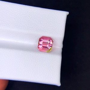 Anillo de turmalina rosa, piedra de turmalina natural, gema suelta para la fabricación de joyas, gema de cristal facetada - Product Image 4