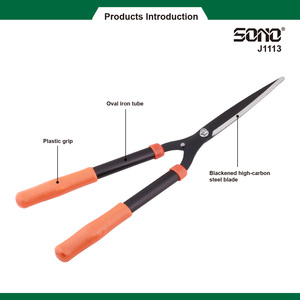 Tijeras de jardinería de mano derecha SONO J1113 con brazo largo para árboles/césped/asetos, cuchilla de acero al carbono antiadherente, para bricolaje industrial - Product Image 2