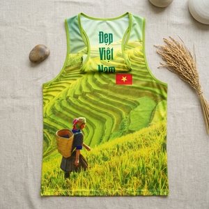 Custom Runner Tank Top OEM ODM Wholesale Quick Dry <b>Running</b> <b>Singlet</b> Manufacturer - Product Image 4