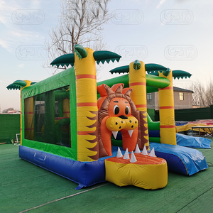 พองโกหกสิงโตกษัตริย์กระโดดปราสาทเด้งบ้าน - Product Image 1