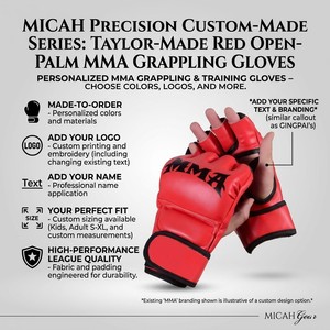 Gants professionnels Hareselection en cuir PU durables, antidérapants, à demi-doigts, pour l'entraînement au kick-boxing, au Sanda et au MMA pour les athlètes - Product Image 4