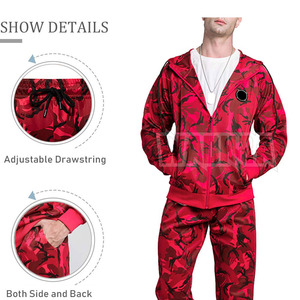 2026 New Arrival Zipper Sublimation Tracksuits High Quality Sublimation Tracksuits 100% Cotton Polyester Unisex - Product Image 4