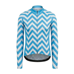 Maillot de cyclisme à manches longues pour homme, respirant, grande taille, polyester, imprimé numérique, vêtements de cyclisme d'automne, personnalisable OEM ODM - Product Image 2