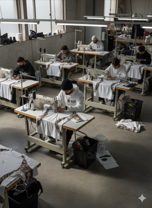 T-shirts amples effet délavé 240 GSM, impression sérigraphique personnalisée, meilleur fabricant, meilleurs prix, t-shirts à épaules tombantes - Product Image 5