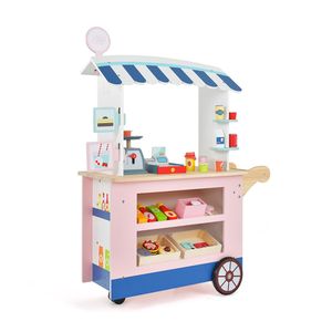 Adorabile Set Giocattolo Carrello della Spesa con Bilancia e Macchina POS Inclusi - Product Image 4