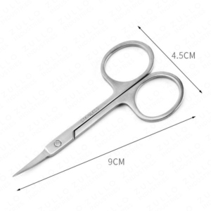 Ciseaux à cuticules argentés de qualité supérieure en acier inoxydable, outil de manucure professionnel à pointe fine pour salon, vente en gros - Product Image 6
