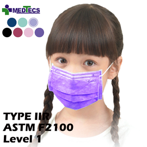 ISO 9001 13485 masque chirurgical de couleur pour enfants, masques faciaux jetables de haute qualité - Product Image 1