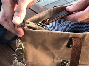 Bolso Tote de Lona y Cuero, Estilo Vintage, Impermeable, con Diseño Bordado, Bolso de Hombro, para Viajes, Trabajo, Compras, Gran Capacidad - Product Image 5