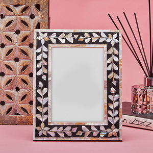 Handcraft mother of pearl photo <b>frame</b> for wall <b>gallery</b> and tabletop decor good price capiz shell inlay <b>frames</b> - Product Image 6