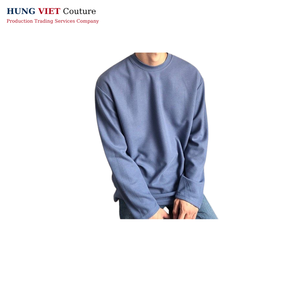 T-shirt à manches longues en coton personnalisé OEM 160gsm fabriqué au Vietnam - Product Image 4