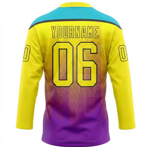 Jersey de Hockey sobre Hielo Sublimado Avanzado, Ropa de Entrenamiento Profesional para Clubes, Uniforme Deportivo con Control de Humedad - Product Image 6