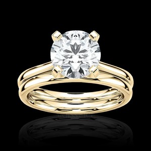 10k 14k Gold Fine Rings Light Luxury IGI Certified VVS Moissanite Diamond Ring for Women Wedding Engagement Rings For Unisex - Product Image 3