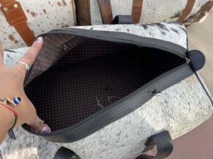 Cowhide Leather Luggage <b>Bags</b> New Design Multi Uses Handmade <b>Bag</b> Unisex Travel <b>Bag</b> Big Size Multi Uses Hair on Hide Han - Product Image 6