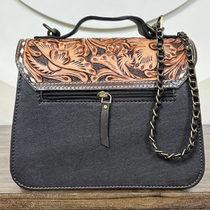 Bolso Bandolera de Cuero Vacuno Hecho a Mano, Elegante y Duradero, Diseño 2025, Cierre Giratorio, Estilo Occidental, Moderno y de Lujo para Mujer - Product Image 5