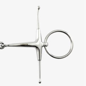 Bocado para caballo de acero inoxidable de la mejor calidad con anillas y boquilla articulada para uso ecuestre, bocado para caballo estilo western. - Product Image 3