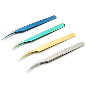 Pinzas para pestañas personalizadas, pinzas para extensión de pestañas de marca privada, herramientas de belleza para pestañas - Product Image 1