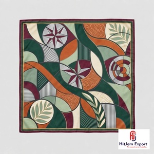 Elegant Square Fashion <b>Scarf</b> Soft Fabric OEM ODM Manufacturer Taiwan Custom Fabric Products Wholesale Bulk Orders - Product Image 2