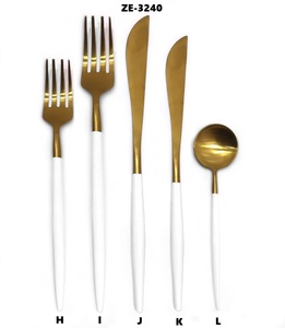 Collection de couverts en acier inoxydable faits à la main avec finition élégante, ensemble de couverts en métal de luxe OEM faits à la main pour l'exportation en gros - Product Image 2