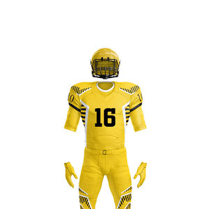 Uniformes de Fútbol Americano Personalizables de Primera Calidad, Conjuntos Unisex Cortos de Verano, Alta Calidad, 100% Poliéster Transpirable, Estampados - Product Image 4