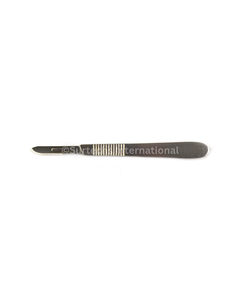 Scalpel manuel jetable en acier inoxydable Surtechs # 15 Sets stériles de 10 lames chirurgicales dentaires pour dermaplaning - Product Image 6