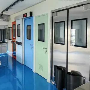 Modular Cleanroom Door Features And Styles For USP GMP And Pharmaceutical Cleanrooms Doors Manual Doors