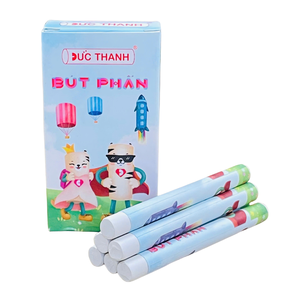 Vietnam Dustless Bright White <b>Chalk</b> for Office Stationery School Supplies 10pcs White <b>Chalk</b> Pens - Product Image 5