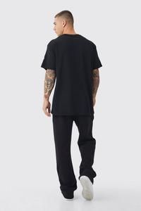 Camiseta Negra Extra Grande con Estampado Personalizado de Death Row Records, Camiseta de Alta Calidad con Cuello Redondo para Hombre - Product Image 4
