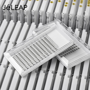 Корейские Pbt волокна 3d 4d 5d 6d 7d 18 мм предварительно изготовленные вееры для наращивания ресниц 0,07 ресниц готовые объемные вееры ресницы - Product Image 2