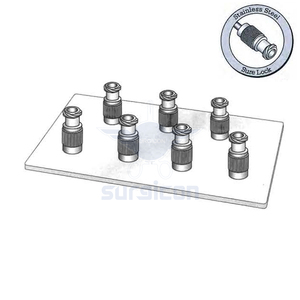 Adaptador de Transferencia de Fluidos de Precisión de Acero Inoxidable Sure Lock, Longitud 3 cm / 1-1/4 pulgadas, Conector Reutilizable para Jeringa Metálica - Product Image 3