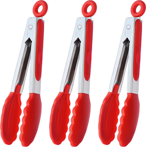 Pinzas de cocina de agarre fuerte para cocinar pasta, pan, carne, verduras, barbacoa y preparación de cenas familiares - Product Image 1