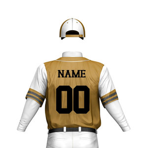 Uniforme de Béisbol Personalizado Transpirable de Poliéster, Tallas Grandes, Ropa Deportiva para Hombre, Superventas - Product Image 4