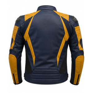 Chaqueta de Motociclismo Profesional de Cuero/PU, Impermeable, Transpirable y Resistente al Viento, con Logotipo Personalizado del Fabricante, Tallas Grandes - Product Image 6