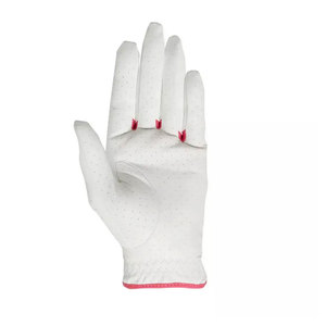 Gant de golf en cuir véritable blanc pour droitier, antidérapant, avec fermeture auto-agrippante, pour hommes, usage sportif, DARIB IMPEX, embossé - Product Image 6