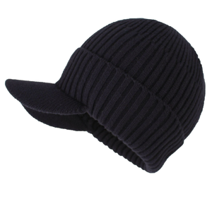 Gorro de Invierno con Visera, Gorro de Punto Cálido, Gorro Deportivo Informal Unisex, Suave, 100% Acrílico, para Uso Diario - Product Image 4