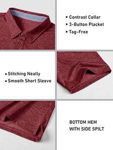 Polo de hombre de algodón 100% al por mayor, Polo de hombre con logotipo bordado, Polo de hombre de lujo, Polo de hombre de golf personalizado liso - Product Image 4