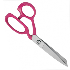 Ciseaux de tailleur de haute qualité, manche rose brillant, ciseaux pour droitiers avec vis de réglage, ciseaux à coudre - Product Image 5