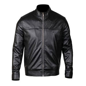 Blouson de moto en cuir PU pour motard, coupe ajustée, coupe-vent, fermeture éclair durable, à capuche, personnalisable, unisexe, pour l'hiver - Product Image 3