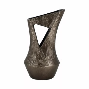 Blooming <b>Wall</b> Vase Industrial Design With Handle 8 In Length 4.5 In Height - Product Image 5