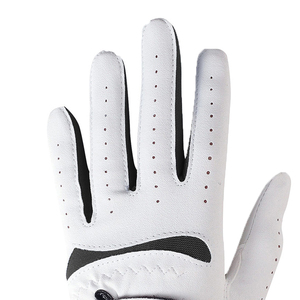 Premium Quality Custom Logo Cabretta Leather Golf Gloves Non-Slip <b>Hook</b> Loop Closure Men Travel Fishing Sports Outdoor Use Hands - Product Image 4