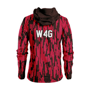 Veste coupe-vent unisexe personnalisée à capuche, décontractée, pour le printemps, écologique, à séchage rapide, imperméable, respirante, 100% nylon enduit - Product Image 2