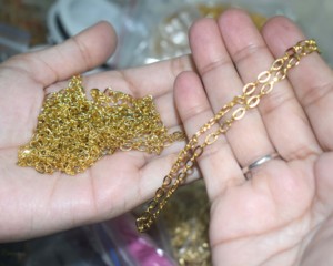 Chaîne décorative ovale en laiton plaqué or 18 carats pour la fabrication de colliers, bracelets et boucles d'oreilles (5 mm) - Product Image 4