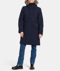 Chaqueta Parka de Invierno para Mujer, Cómoda, Ligera, Transpirable, Ecológica, Resistente al Viento, con Ribete de Piel, Forro de Lana/Lino - Product Image 4