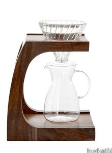 Support à café en bois au design minimaliste, forme carrée, capacité de 350 ml, réutilisable, écologique, pour barista et usage domestique - Product Image 4