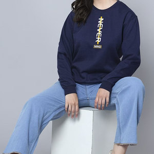 Sweat-shirt tendance urbain pour femme, personnalisable avec logo, en coton vierge, veste de mode streetwear professionnelle, nouvelle collection 2026 - Product Image 5