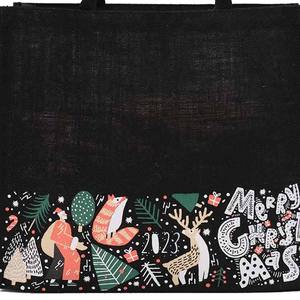 Sac cadeau en jute laminé de haute qualité avec poignées robustes - Product Image 5