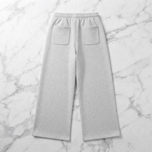 Premium <b>Oversized</b> <b>Sweatpants</b> Wide Leg Loose Fit Cotton Fleece Streetwear Trousers - Product Image 2