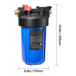 Sistema di filtrazione dell'acqua per camper con cartuccia sostituibile, sistema di filtraggio dell'acqua per esterni per rimuovere sedimenti, cloro e bromo - Product Image 2