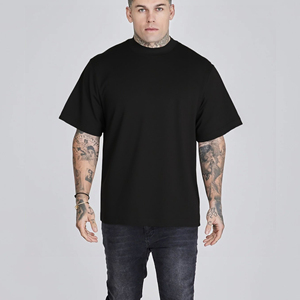 Camiseta Casual de Manga Corta para Hombre, Cuello Redondo, Poliéster/Algodón 200GSM, Estampado por Transferencia Térmica, Holgada, Antiarrugas, de Alta Calidad - Product Image 1