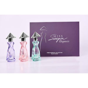 Coffret Cadeau Format Voyage 3x15ml Collection Miss Saigon Elegance Parfum Miniature Longue Durée Spray Purple Harmony Eau De Parfum Vietnam - Product Image 1