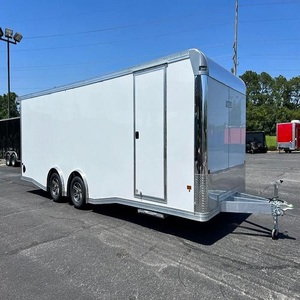Remorque de transport fermée spacieuse avec une construction robuste, un espace de rangement intérieur sécurisé et un accès arrière pratique - Product Image 1